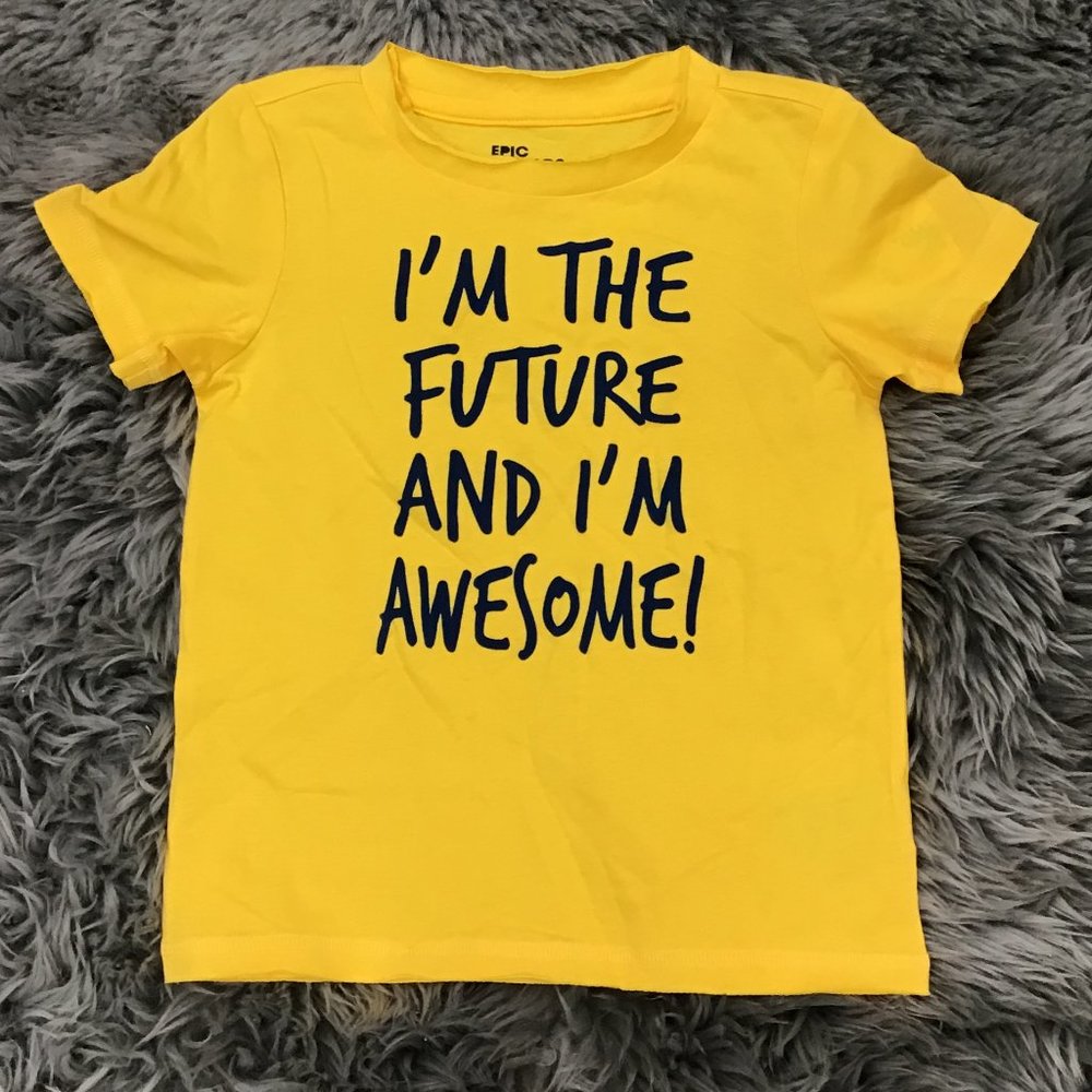 Epic Threads | Boy's Short Sleeve T-shirt | Yellow | Various Size